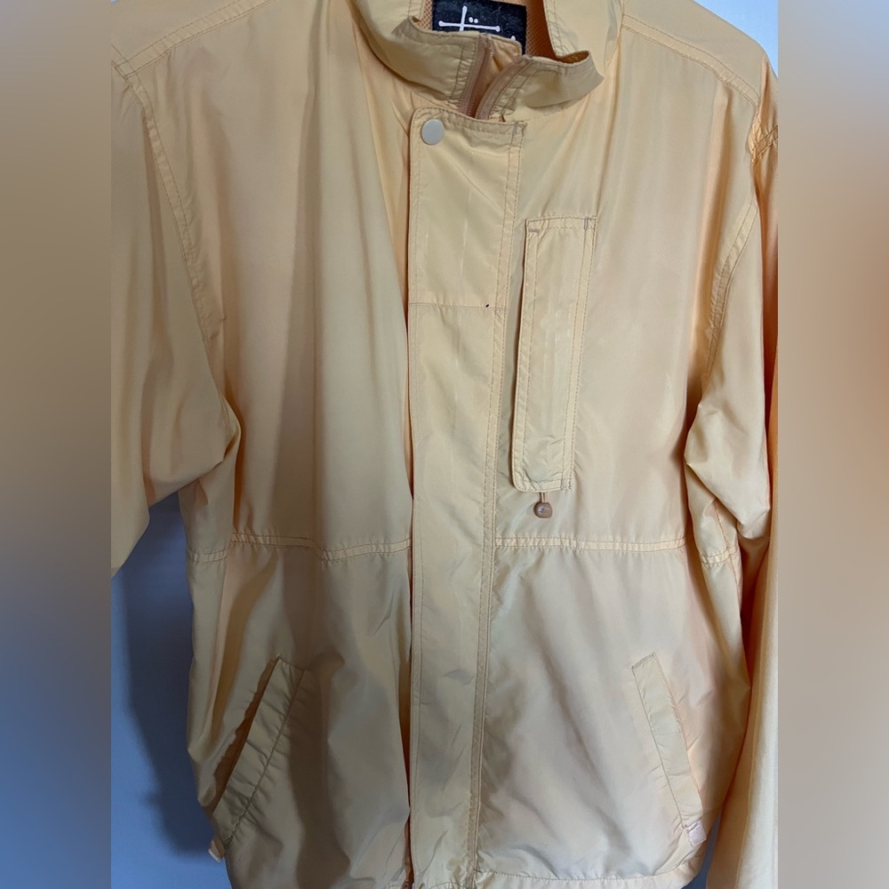 Stussy Men's Tan Windbreaker Jacket